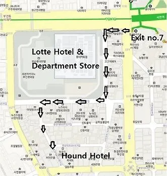 Seomyeon Hound Hotel 1St Street Puszan 3*,